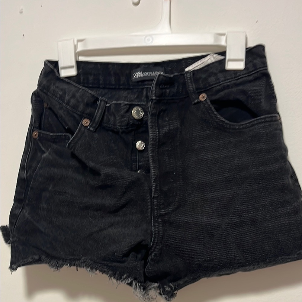 Zara Women’s Black Denim Women's Shorts